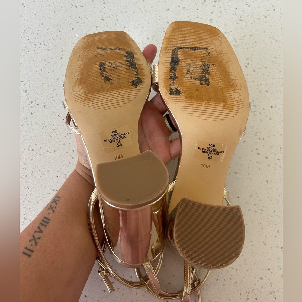 Calvin Klein Quiva Sandal Womens 10 - Picture 8 of 9
